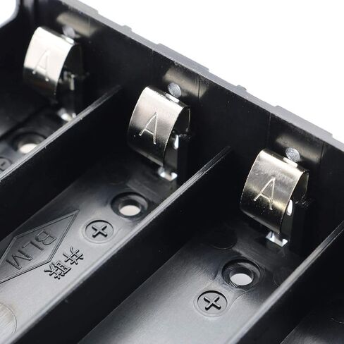 4-Pack 18650 Battery Holder 4 Slots x 3.7V Battery Storage Case DIY Batteries Clip Box with Pin in Kuwait