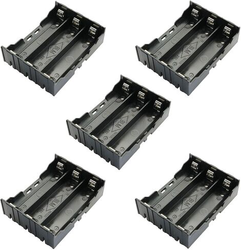 4-Pack 18650 Battery Holder 4 Slots x 3.7V Battery Storage Case DIY Batteries Clip Box with Pin in Kuwait