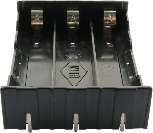 4-Pack 18650 Battery Holder 4 Slots x 3.7V Battery Storage Case DIY Batteries Clip Box with Pin in Kuwait