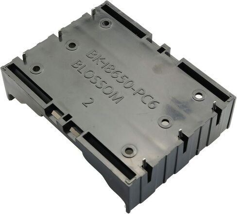4-Pack 18650 Battery Holder 4 Slots x 3.7V Battery Storage Case DIY Batteries Clip Box with Pin in Kuwait