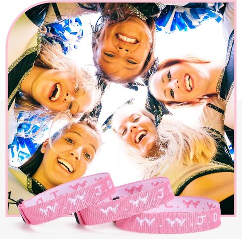 أساور w.w.j.d لحزمة الفتيات المراهقات، ماذا سيفعل يسوع الأساور، 12 قطعة وردية w.w.j.d حرف preppy أساور قابلة للتعديل يهتف الهدايا السائبة للفريق، الهدايا المسيحية لحزب الكرة الطائرة اللينة تفضل in Kuwait