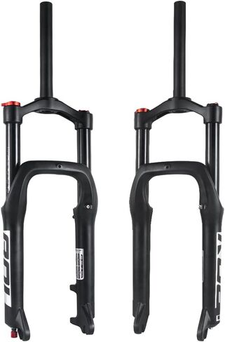 BOLANY Snow Beach Bike Suspension Fork 20 inch 4.0 Tire Fat Bicycle Air Front Fork Travel 135mm in Saudi Arabia