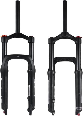 BOLANY Snow Beach Bike Suspension Fork 20 inch 4.0 Tire Fat Bicycle Air Front Fork Travel 135mm in Saudi Arabia
