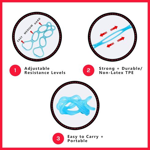 Walk at Home Resistance Bands 7 Ring Adjustable Resistance Bands for Working Out Home Workout Walking Exercise Workout Bands Fitness Program Exercise Bands Stretch Bands for Recovery in Kuwait