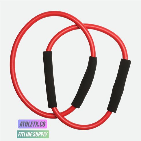 أنبوب باري مزدوج - شريط مقاومة أحمر - ATHLETX.CO in Kuwait