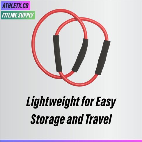أنبوب باري مزدوج - شريط مقاومة أحمر - ATHLETX.CO in Kuwait