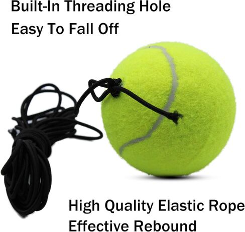 Magicorange 6 Pack Tennis Balls with String, Tennis Trainer Balls Self Practice Training Sport Tennis Trainer Replacement Tool for Indoor and Outdoor in Saudi Arabia