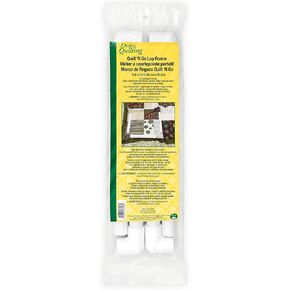 Dritz 3128 Quilt-N-Go Quilter's Lap Frame ، 14 × 14 بوصة ، أبيض