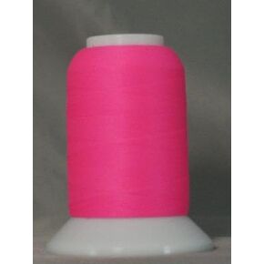 YLI Woolly Nylon Serger Thread 1000 Meters (Fluorescent Pink)