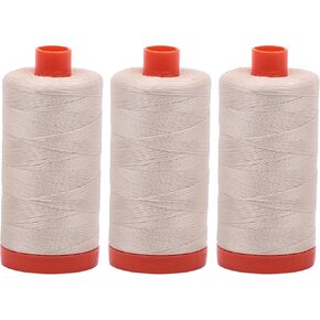 3-PACK - Aurifil Light Beige - A1050-2310 - Mako Cotton Thread Solid 50WT 1422Yds each3