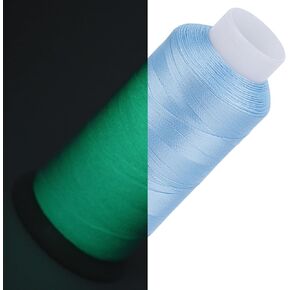 Simthread White Glow في خيط مظلم للتطريز وخياطة 2500 ياردة