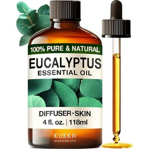 زيت Kukka Rosemary للشعر - 4 أوقية - 100 ٪ من الزيت العطري الطبيعية النقي - إضافة رائعة لعلاجات الشامبو وفروة الرأس - مصنوعة من أجل العناية بالشعر والجلد والناشرون وعلاج الروائح وصابون DIY
