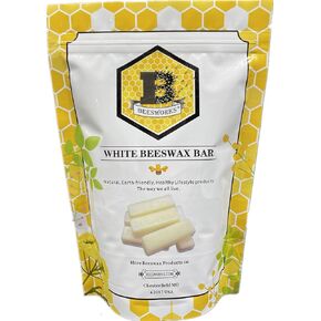 Beesworks Yellow Beeswax Bars (6 oz) | 100% Pure, Cosmetic Grade, Triple-Filtered Beeswax for DIY Skin Care, Lip Balm, Lotion and Candle Making (1 oz Bars - Pack of 6)