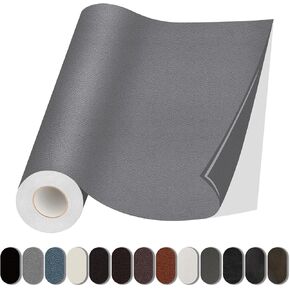 Leather Repair Patch, 17X79 inch Self Adhesive Leather Repair, Large Leather Repair Tape for Couches, Furniture, Car Seats, Cabinets, Wall, Handbags （Black, 17X79 inch） in Saudi Arabia