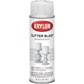 Krylon K03804A00 Glitter Blast Glitter Spray Paint for Craft Projects, Diamond Dust, 5.75 oz