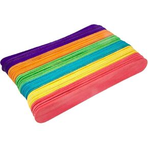 Perfect Stix Wooden Poplar Wood Craft Sticks. Jumbo Size, 6 x 3/4, Wood, Natural Poplar Wood, 500Ct. Multipurpose Craft, Popsicles, Waxing, Arts and Crafts. in Kuwait