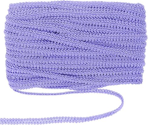 Uxcell Gimp Braid Trim ، 49 ياردة × 1/4 "(8 ملم) تلاشي المفروش in Kuwait