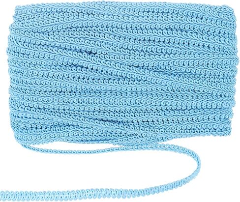 Uxcell Gimp Braid Trim ، 49 ياردة × 1/4 "(8 ملم) تلاشي المفروش in Kuwait