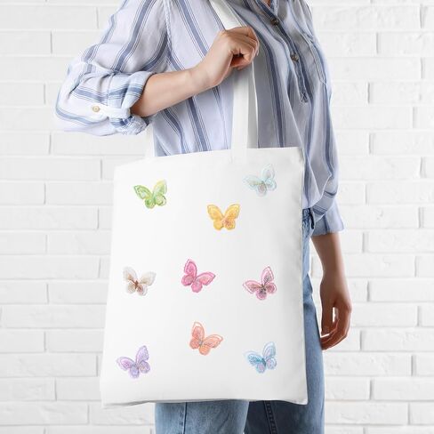 18pcs 9 Colors Butterfly Lace Patches Double Layer Organza Appliques Sew On Decorative Embroidery for Wedding Bride Dress Clothes Jeans Hat Backpacks Pants Curtain Ornaments in Saudi Arabia