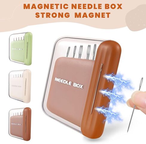 3 Pack Portable Travel Magnetic Sewing Needles Case with 5 Sizes 30 PCS Sewing Sharp Needles Hand Quilting Needles,Embroidery Needles Magnetic Needle Holder for Hand Sewing Art Crafts Repair in Saudi Arabia