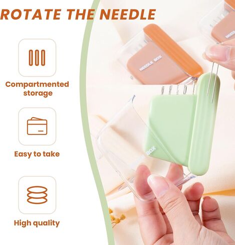 3 Pack Portable Travel Magnetic Sewing Needles Case with 5 Sizes 30 PCS Sewing Sharp Needles Hand Quilting Needles,Embroidery Needles Magnetic Needle Holder for Hand Sewing Art Crafts Repair in Saudi Arabia