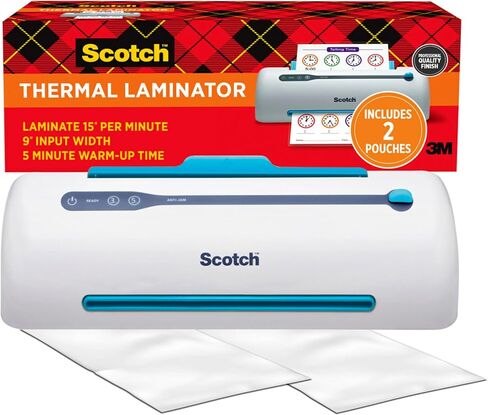 Scotch Thermal Laminating Pouches, 200 Count, Clear, 3 mil., Ideal Office or School Supplies, Fits Letter Sized Paper (8.9 in. × 11.4 in.) in Kuwait