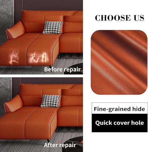 Leather Repair Patch, 17X79 inch Self Adhesive Leather Repair, Large Leather Repair Tape for Couches, Furniture, Car Seats, Cabinets, Wall, Handbags （Black, 17X79 inch） in Saudi Arabia