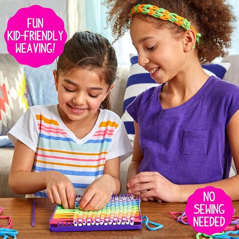 Made By Me Craft Loops Refill, Includes 210 Weaving Loom Loops in 7 Vibrant Colors, Potholder Loops, Loom Refill Loops, DIY Craft Loop Refill Kit, Craft Kits for Kids in Kuwait