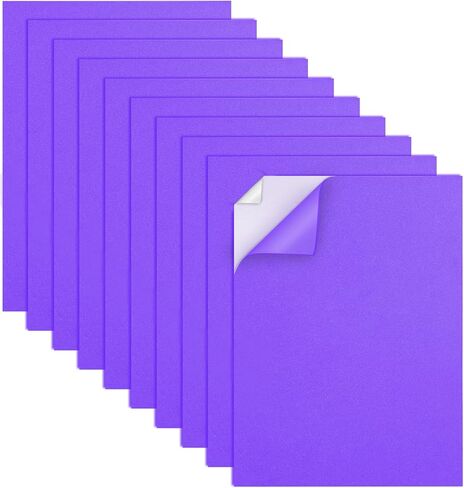 MEARCOOH Self Adhesive Foam Sheets, White 9x12 Inch 2mm Sticky Eva Foam Paper for Crafts Cardmaking Photo Frames Classroom Scrapbooking Christmas Crafts (White 10 Sheets) in Saudi Arabia