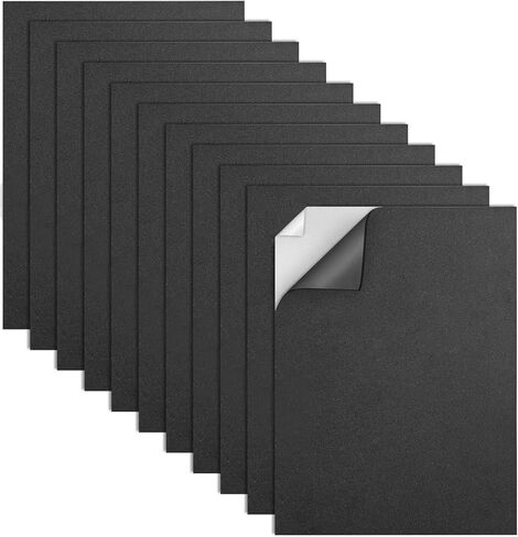 MEARCOOH Self Adhesive Foam Sheets, White 9x12 Inch 2mm Sticky Eva Foam Paper for Crafts Cardmaking Photo Frames Classroom Scrapbooking Christmas Crafts (White 10 Sheets) in Saudi Arabia