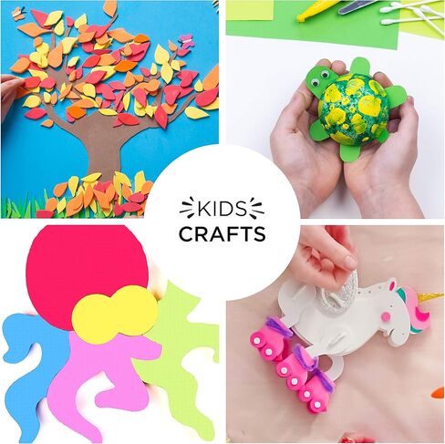 Horizon Group USA Assorted Self Adhesive Foam Shapes, Multicolored in Kuwait