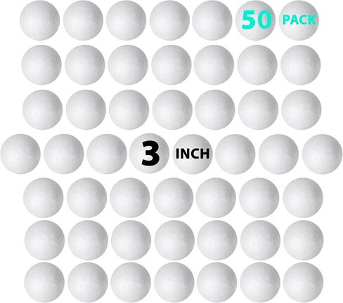 320 Pack 1'' inch Foam Balls - Bulk Foam Balls - Foam Craft Balls - Foam Balls for Crafts, DIY Craft for Home, School Craft Project - Bulk Value Pack 1" Inches Craft Balls (320 Pack) in Saudi Arabia