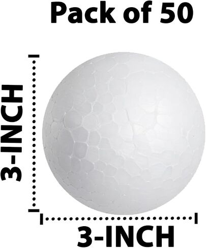 320 Pack 1'' inch Foam Balls - Bulk Foam Balls - Foam Craft Balls - Foam Balls for Crafts, DIY Craft for Home, School Craft Project - Bulk Value Pack 1" Inches Craft Balls (320 Pack) in Saudi Arabia