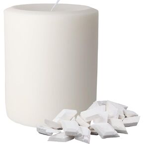 White Candle Dye - Made in The USA - Premium Candle Dyes - Highly Concentrated - Candle Supplies for Soy or Paraffin Candle Wax - Great for Every Candle Making Kit - 10 Dye Chips