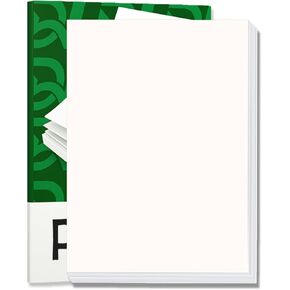 VEOOK 100 Sheets Letter Size 8.5" x 11" Mulberry Paper, Natural Fiber Rice Paper, Decoupage Decorative Tissue Paper for Writing Painting DIY Crafts Calligraphy Gift Wrap(MP-02)