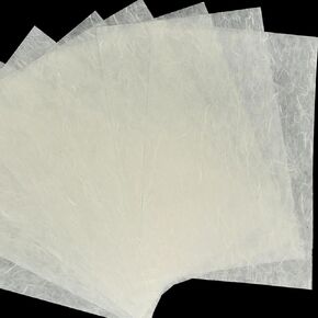 Mulberry Paper Sheets Washi Paper Rice Paper for Decoupage: 50 Sheets A4 Rice Paper for Decoupage Printing Art Crafts DIY