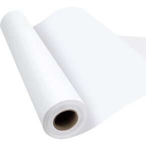 Phinus Craft Paper Roll 15 '' × 354 '' ، لفة ورق كرافت من الدرجة الصناعية ، لفة ورق easel الأبيض للأطفال من أجل التحرك ، غلاف الهدايا ، فن الجدار ، علامة التبويب