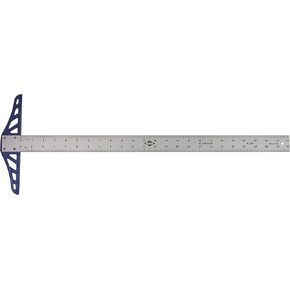 ALVIN ALT24 Aluminum Graduated T-Square, Drawing and Design Tool for Students and Professionals, Great for Carpentry, Drafting, Architecture, Engineering, and Art - 24 Inches