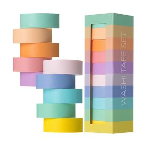 Mr. Pen Decorative Tape Set, 10 Pack - Colored Scrapbook Washi Tape for Craft Journaling