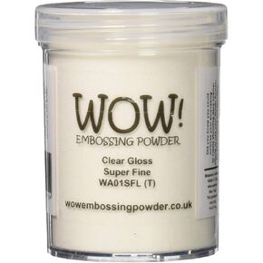 Wow Embossing Powder Large Jar 160ml-Clear Gloss
