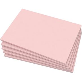 5 Pack 8x6 Pale Pink Rubber Stamp Carving Blocks Pink Rubber Carving Blocks Linoleum Block for Stamp Maker Printmaking Supplies