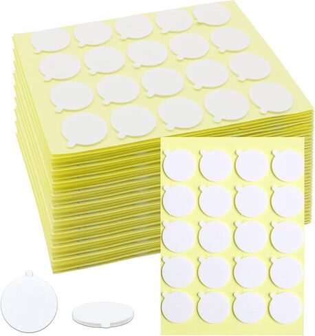 Aubeco 240PCS Candle Making Kit, Candle Wick Stickers, Candle Making Supplies, Double-Sided Stickers with The Little ‘‘Tail’’, Hot Wax Stickers for Candle Making in Kuwait