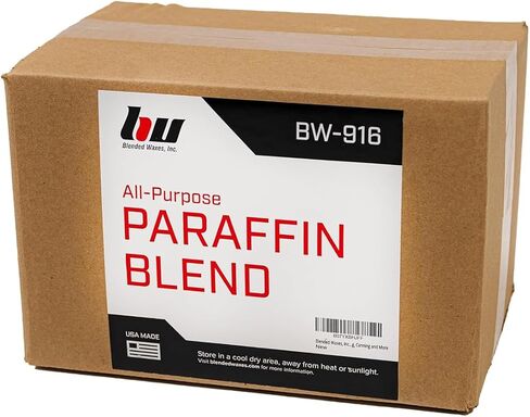 Blended Waxes, Inc. Paraffin Wax Pastilles, Multi-Purpose Paraffin Wax for Candle Making, Unscented Wax Melts, Useful for Lubricating, Waterproofing, Canning and More, 10 lb Pack in Saudi Arabia