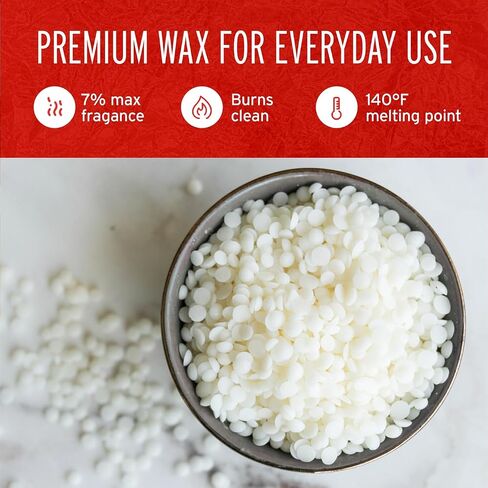 Blended Waxes, Inc. Paraffin Wax Pastilles, Multi-Purpose Paraffin Wax for Candle Making, Unscented Wax Melts, Useful for Lubricating, Waterproofing, Canning and More, 10 lb Pack in Saudi Arabia