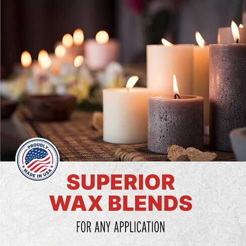Blended Waxes, Inc. Paraffin Wax Pastilles, Multi-Purpose Paraffin Wax for Candle Making, Unscented Wax Melts, Useful for Lubricating, Waterproofing, Canning and More, 10 lb Pack in Saudi Arabia
