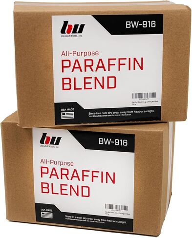 Blended Waxes, Inc. Paraffin Wax Pastilles, Multi-Purpose Paraffin Wax for Candle Making, Unscented Wax Melts, Useful for Lubricating, Waterproofing, Canning and More, 10 lb Pack in Saudi Arabia