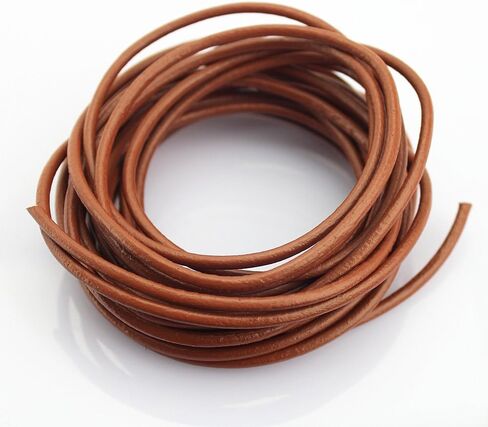 Lollibeads (TM) 2 مم أصلي من الحبل الجلدي الجولة سلسلة بلود 10 أمتار (10 ياردة) in Saudi Arabia