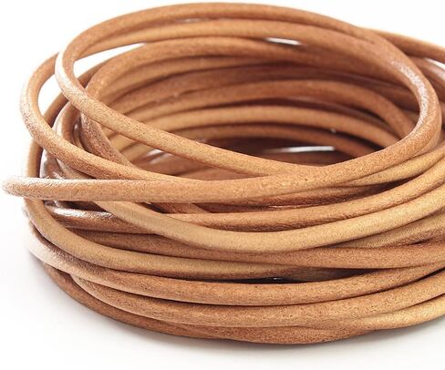 Lollibeads (TM) 2 مم أصلي من الحبل الجلدي الجولة سلسلة بلود 10 أمتار (10 ياردة) in Saudi Arabia