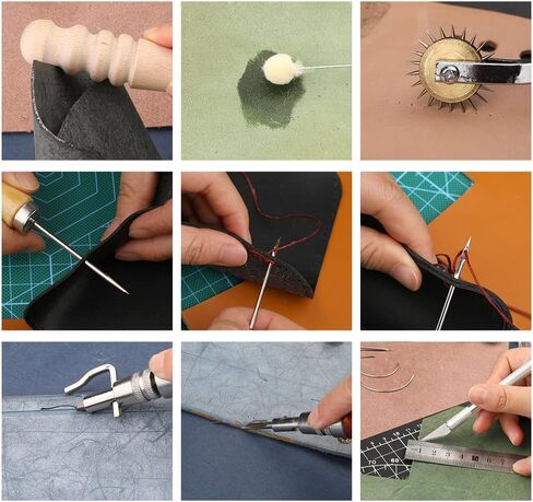 BUTUZE Upholstery Repair Kit, Leather Sewing Kit, Sewing Waxed Thread in Kuwait