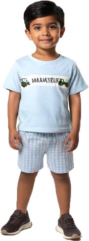 Toddler Boy Clothes Baby Boy Outfits Summer Short Sleeve T Shirts Athletic Shorts Newborn Boys' Clothing Sets in Kuwait